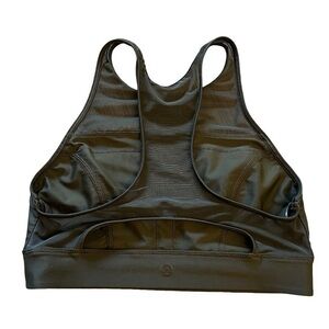 lululemon athletica Olive Green Sports Bra with Mesh Inserts